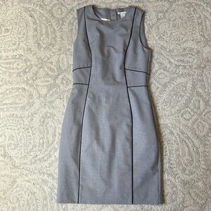 H&m Sleeveless Grey Dress Size 8